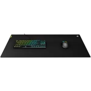Sense Pro XXL PC Gaming Mousepad, Non Slip Rubber Back, Speed Military-Grade Fabric with Low-Profile Stitched Edges, Durable Computer Desk Mat, XXL, Rectangle, Black