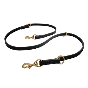 FDT - Multipurpose Leather Dog Leash 5 ft