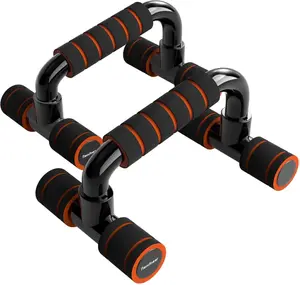 Push Up Bars Gym Exercise Equipment Fitness 1 Pair Pushup Handles with Cushioned Foam Grip and Non-Slip Sturdy Structure Push Up Bars for Men & Women