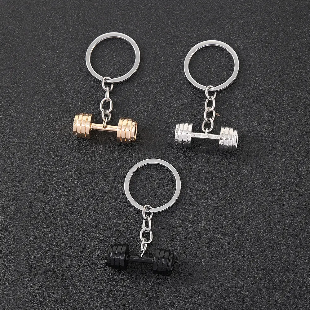 Dumbbell Korean Key Chain Couple Pendant
