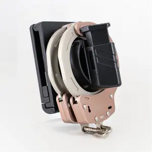 1 universal tactical handcuff holder, portable handcuff case, can hold keys, quick start, suitable for belts and belts