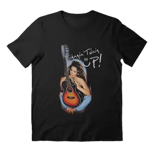 Vintage 2003 Shania Twain Up Tour Tee, Country Pop Music Singer Tee, Heavy Cotton Fabric, Gift For Fan Menswear Top Streetwear Crewneck
