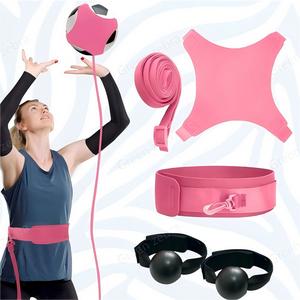 Volleyball Rebound Belt Trainer - Solo Practice Tool for Serving, Spiking & Defense with Elastic Rope. Perfect for Indoor & Beach Training.