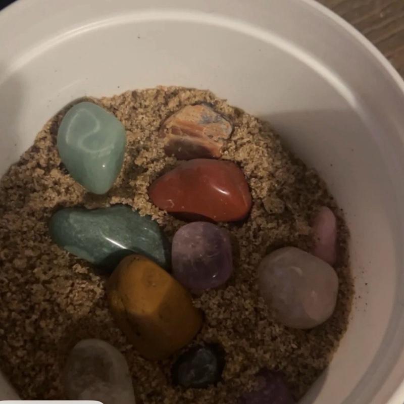 Foothills Gem Mining Mix Bucket - Includes Sifter, Confetti Sand, Crystal Raw Stones, and Tumbled Stones