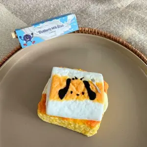 Puppy Marshmallow Toast Taba Squishy - ADHD Stress Toy