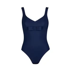 Karla Colletto Kit V Neck Bow Underwire One Piece