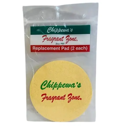 Chippewa Fragrant Zone Diffuser Tin Replacement Pads - Round, Rectangular, Car Fragrance Oil Scent Aroma Freshener Pads for Automotive Interior Accessories