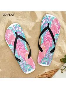 Women's Flip Flops, Beach - Themed Seashell Pattern, Multiple Colors & Sizes Available, Comfortable Summer Sandals for Ladies, Stylish & Lightweight, Perfect for Beach, Vacation & Casual Wear, Women Shoes