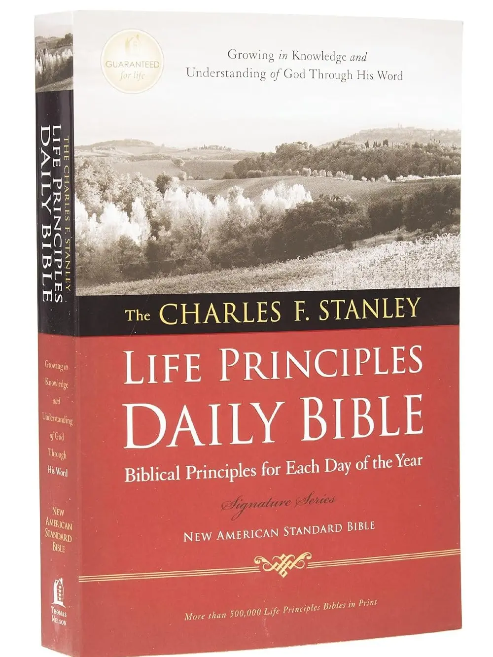 NASB, The Charles F. Stanley Life Principles Daily Bible, Paperback, 1995 Text: Holy Bible, New American Standard Bible