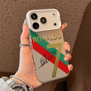 CR7 Signature Design phone case for iPhone 17 Air 16 Pro Max 15 14 Plus 13 12 11 XR XS stylish camera protection Shockproof Anti Drop Durable Phone Case.
