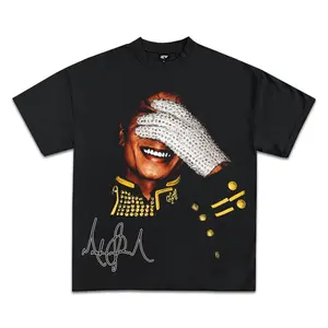 Michael Jackson Glove Graphic T-shirt Vintage 90s Tee