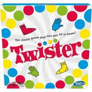 Twister Party Classic Board Game – Indoor & Outdoor Family Game for 2 or More Players, Kids Ages 6+