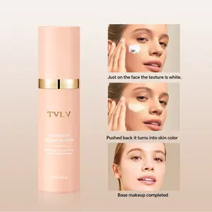 Bb Cream Liquid Foundation, Long-Lasting Flawless Finish, Moisturizing Barrier, Medium Coverage, Matte Texture, Suitable for All Skin Types
