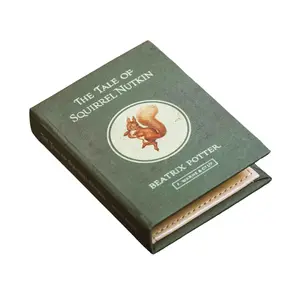 Squirrel Nagin Book Replica Wallet – Hardcover-Style Book Wallet for Light Carry, 4 Card Slots, Coin Pocket, Unique Gift for Book Lovers