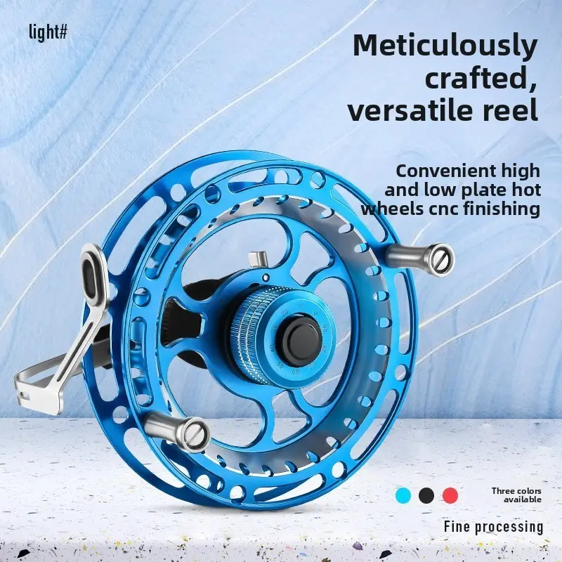 Full Metal Fishing Reel, Hand Crank Spinning Reel for Outdoor Angling, Sound-Producing Gear Wheel, Ideal for Wild Fishing Equipment, Crappie Reel, Durable Fishing Gear