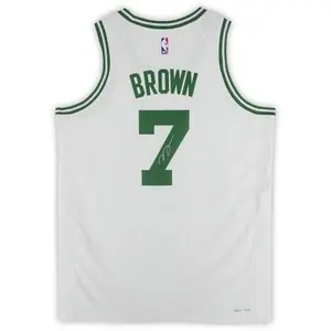 Framed Jaylen Brown Boston Celtics Autographed Nike White Association Swingman Jersey - Fanatics Authentic Certified