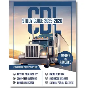 CDL Study Guide 2025-2026: Your All-In-One Course, 2500+ Practice Questions + Online Platform + Full-Length Exams for All Classes + Proven Strategies --  Learnik Press - Paperback