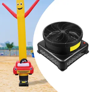 CNCEST 17.7" 750W Inflatable Air Blower Fan for Sky Puppet Wind Dancer Tube Doll - High Efficiency & Strong Versatility - Black