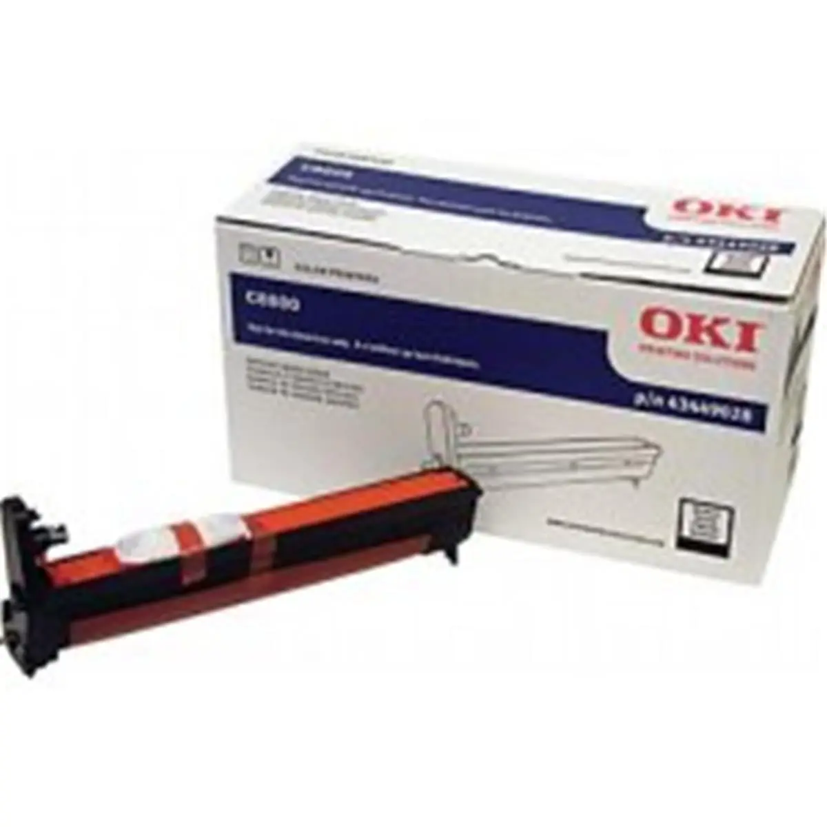 Oki OEM Black Imaging Drum Kit - 20000 Yield, Laser Printer Office Equipment Part, Smooth Install, 2.91 x 5.86 x 14.65 Dimensions, Print Supplies, Office Equipment Parts