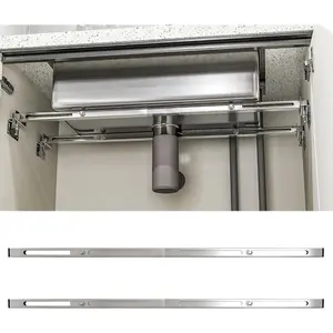 2 Pack Undermount Sink Brackets 20-31.5" Adjustable Stainless Steel Support Pole Undermount Sink Support for Kitchen Bathroom Sinks (20-31.5in/51-80cm)