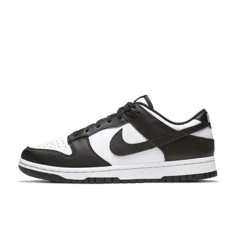 Women's Nike Dunk Low 'White Black Panda' Sporty Low Top Casual Wear Shoes - Street Style, Trendy Walking, Training Footwear, Street Style Shoes