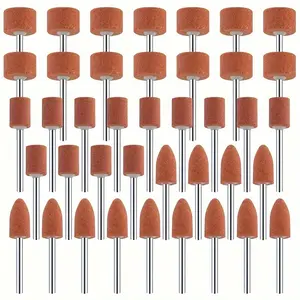 60Pcs Sanding Bits for Dremel Rotary Tool, Grinding Stone Sanding Drill Bits with 1/8" Shank, Aluminium Oxide Tough Enough to Metal Rust Removal/Smoothing/Sharpening, Different Shape Meet More Needs - Home Improvement.