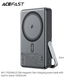 ACEFAST M17 10000mAh PD22.5W Magnetic Power Bank with Built-in Stand