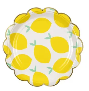 Lemons Dessert Plate