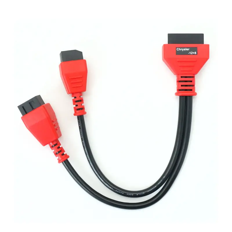 Autel 12+8 Pin Shielded Diagnostic Cable (12+8 Connector) - Plug-and-Play for Chrysler, Ram, Car Scan Tools, Diagnostic Port Coding, Module Programming, Efficient Data Transfer