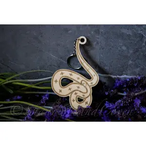 Celestial Snake Keychain