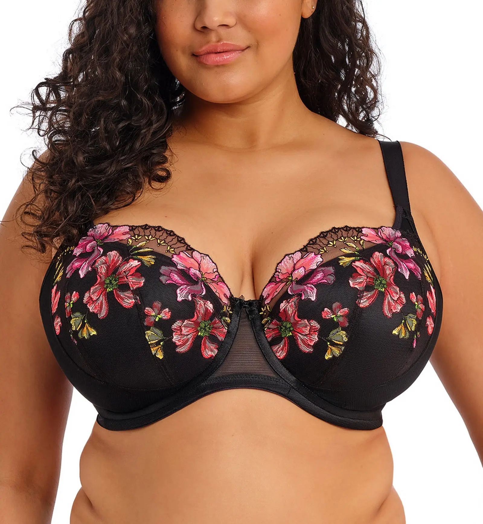 Elomi Teagan Padded Half Cup Underwire Bra (302615) - Rainbow