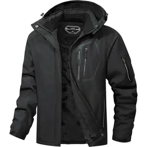 Men's Ski Jacket Winter Warm Snow Coat Waterproof Windbreaker Hooded Work Outerwear Snowboarding Jackets
