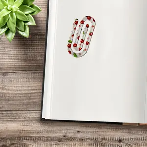 Cherry Jubilee Jumbo Paper Clip – Cute Retro Acrylic Desk Accessory🍒