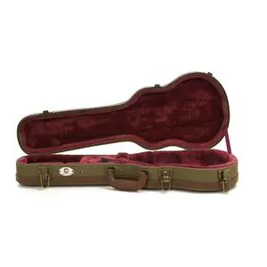 Uke Like The Pros OTC-AT Concert Ukulele Olive Tweed Archtop Hardshell Case