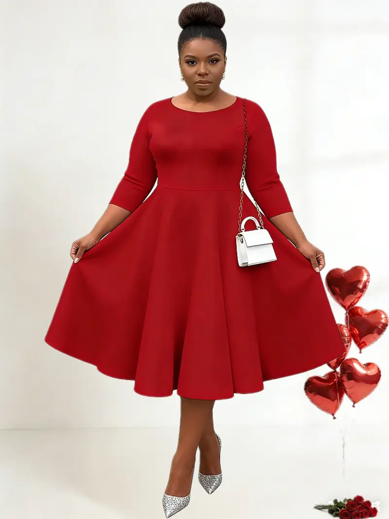 Quater sleeve dress - TikTok Shop