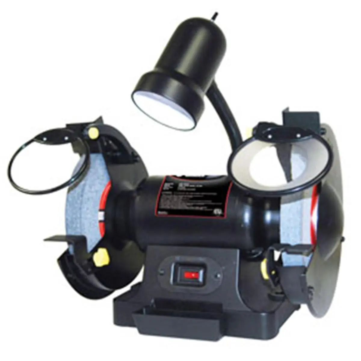 ATD Tools 8 in. 0.75 HP 120 V Bench Grinder with 1 in. Face, 2 Wheels (Coarse Grit & Medium Grit)