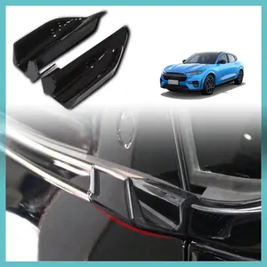 AOSKonology Compatible with Mach E Exterior Door Handle Rear Left & Right Pair NO Drilling for Mustang Mach-E Accessories 2021 2022 2023 2024 2025