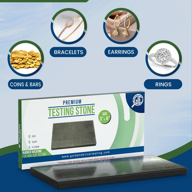 GTE Complete Gold, Silver, & Platinum Jewelry Testing & Appraisal Kit – Professional Grade
