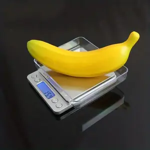 Multifunctional digital scale, stainless steel weighing surface for precise kitchen measurements, portable electronic scale with peeling and counting functions, suitable for baking, meal prep, herbs, and jewelry weighing.
