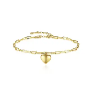 EAMTI 925 Sterling Silver Heart Bracelet Jewelry Gifts for Women Mother's Day/Birthday/Anniversary Day/Valentine’s Day