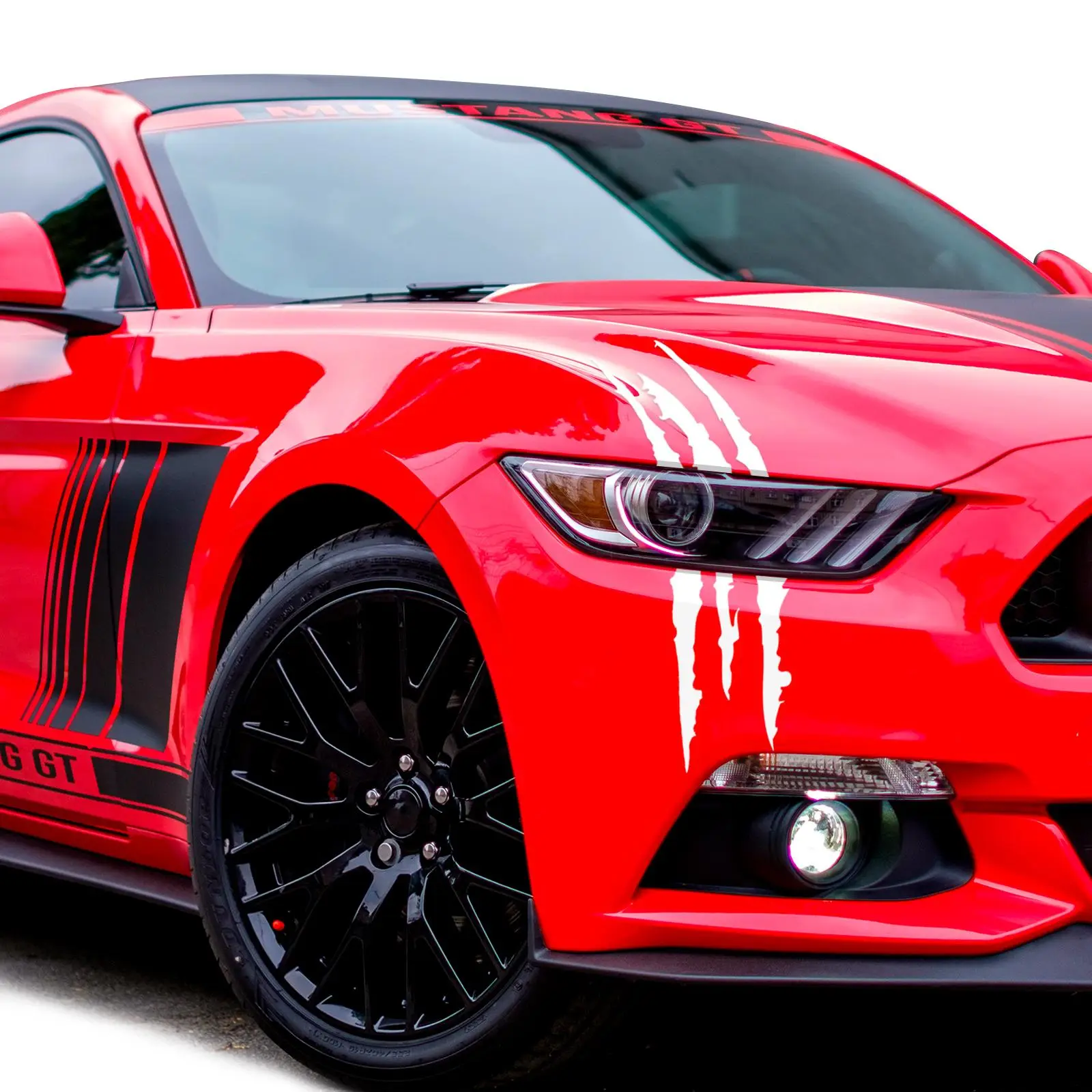 Car Headlight Sticker, Car Headlight Decal, Claw Pattern Headlight Decorative Sticker, Universal Car Exterior Decoration Sticker for Women & Men