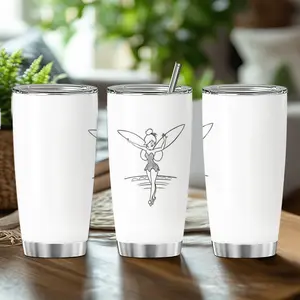 Tumbler Tinkerbell Pirate Fairy Tinkerbell Coffee Iced Travel 20 30 Oz Steel Insulated Stainless Office Tea Hot