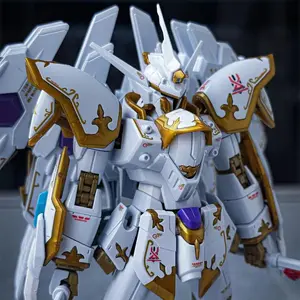 Hg 1/144 Seed Freedom Black Knight Squad With Light Wings Water Sticker Action Figures Assembled Model Kit Collectible Toys Gift