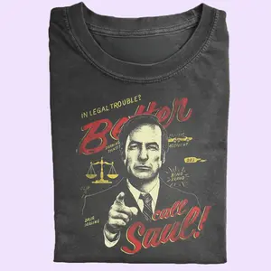 Vintage Need a Lawyer Better Call Saul Graphic Tee - Better Call Saul Movie Shirt - Breaking Bad Series - Saul Goodman, Mike Ehrmantraut, Gus Fring, Walter White, Jeese Pinkman Shirt - Iconic Movie Sh