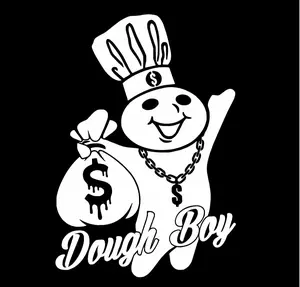 Dought Boy Money bags decal sticker,multiple color and sizes.For Cars,trucks,walls or laptops funny decal car stickers truck