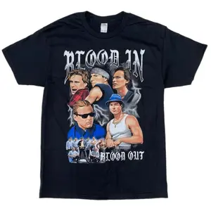 Blood in Blood Out T Shirt Cotton Menswear Tshirt Streetwearmen gifts,graphic tees men's t shirts