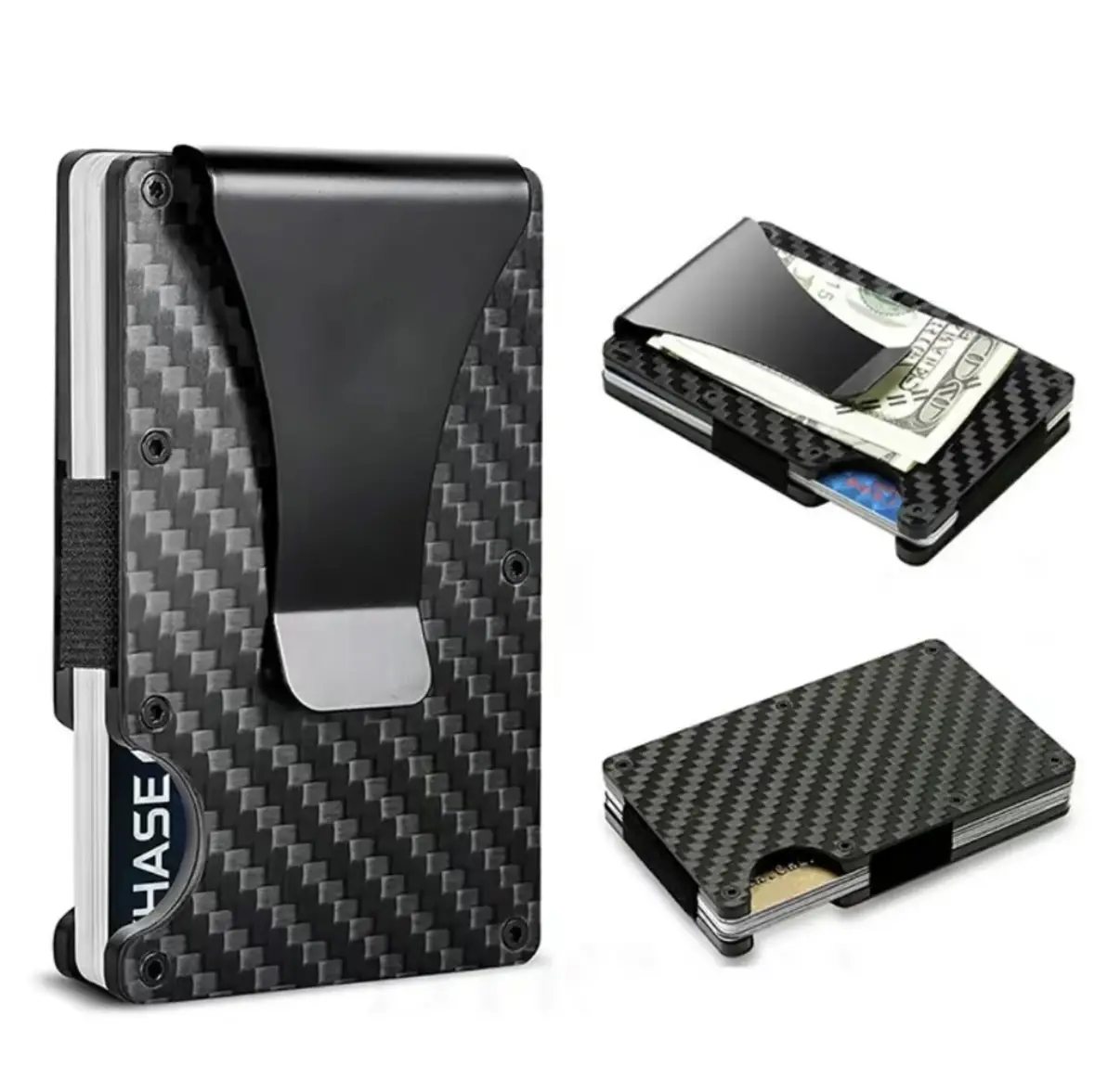 Minimalist RFID Blocking Credit Card Wallet Credit Card Holder & Money Clip Wallet For Men gift easily removable classic