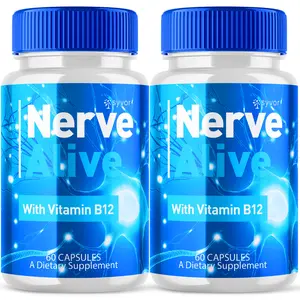 Nerve Alive Advanced Nerve Support Formula Max Strength Vitamin 120 Capsules