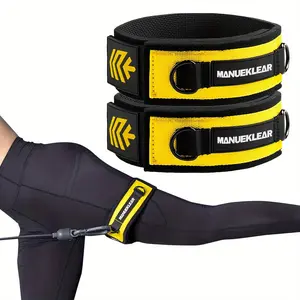 Manueklear Leg Straps for Cable Machines, Ankle Strap for Leg Training, Women's Ankle Strap for Glutes, Bootyb, Leg Extension, Hip Abductor, Workout Band, Sport
