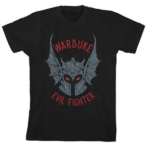Dungeons & Dragons Warduke Evil Fighter Youth Short Sleeve Crew Neck Tee, Dungeons & Dragons Shirt, Vacation Outfits Shirt, Unisex Vintage Graphic Tees Gothic Grunge Y2k Emo Scene Amity Affliction Style Clothes Men Women Streetwear